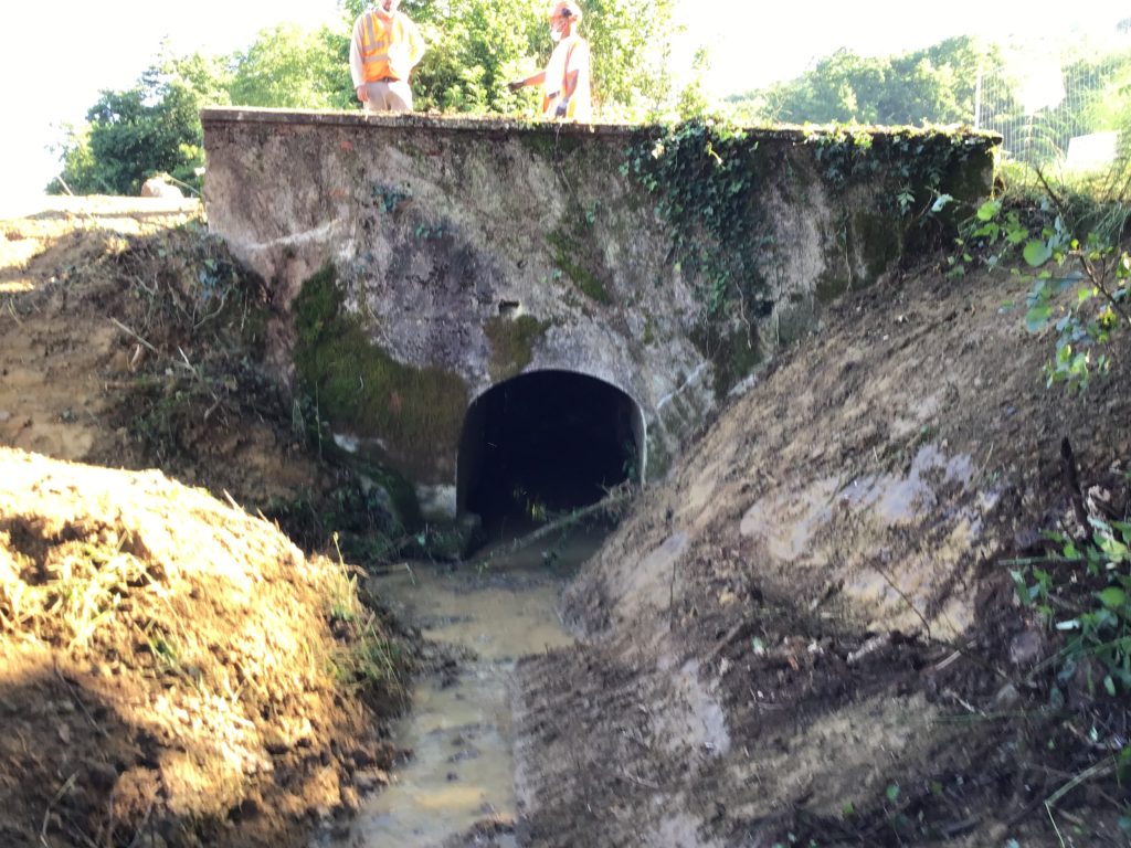 L'état du pont avant le début des travaux