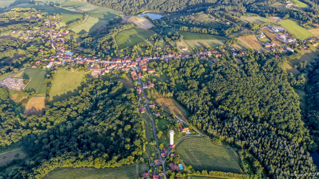 Viella, from the air